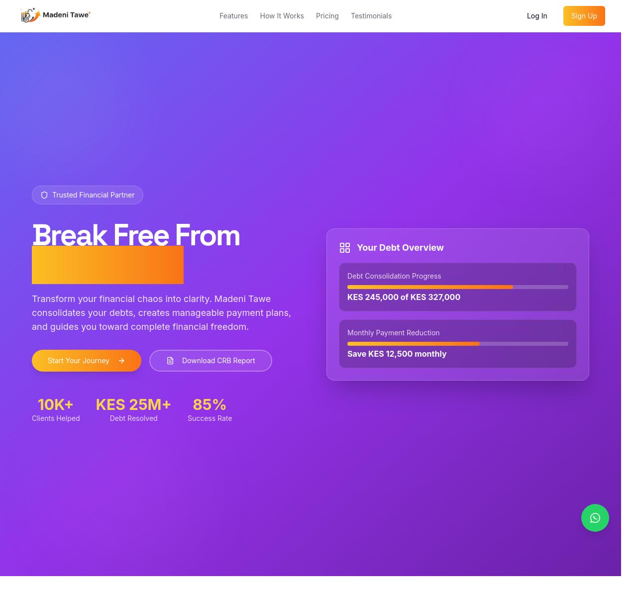 Screenshot of the Madenitawe project