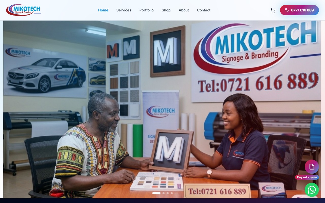 Hero image for Mikotech Signage & Branding