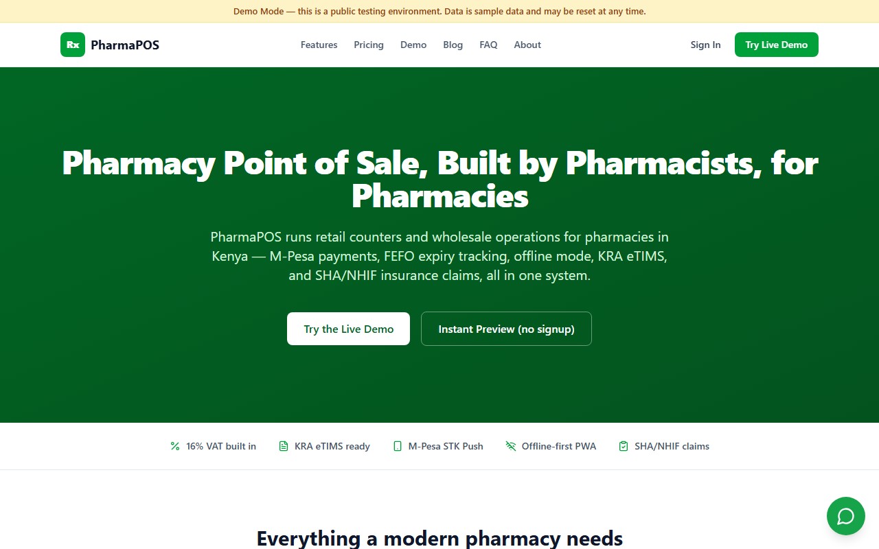 Hero image for PharmaPOS