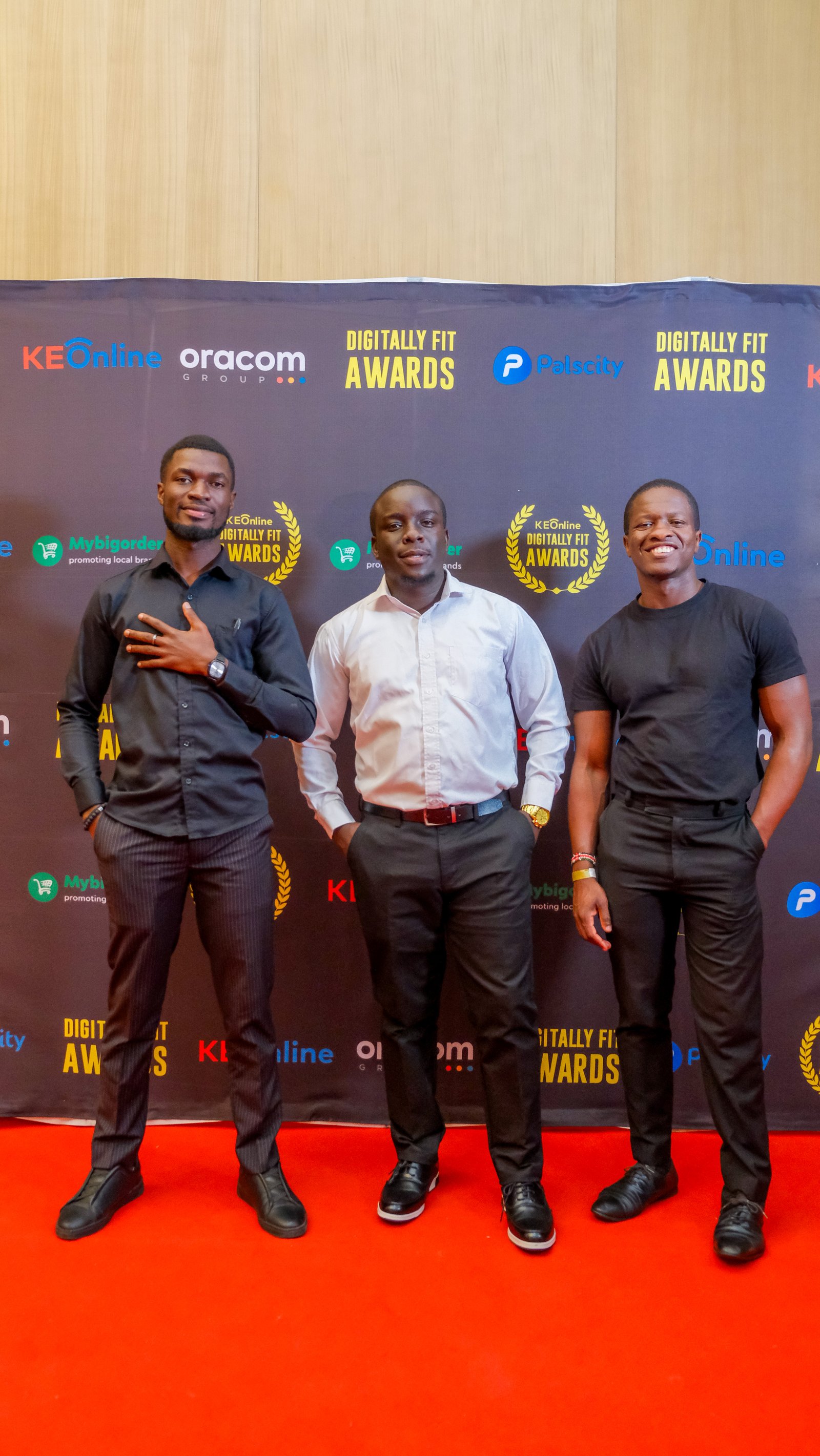 Elite Designs Kenya team at the Digitally Fit Awards Kenya Edition 2026