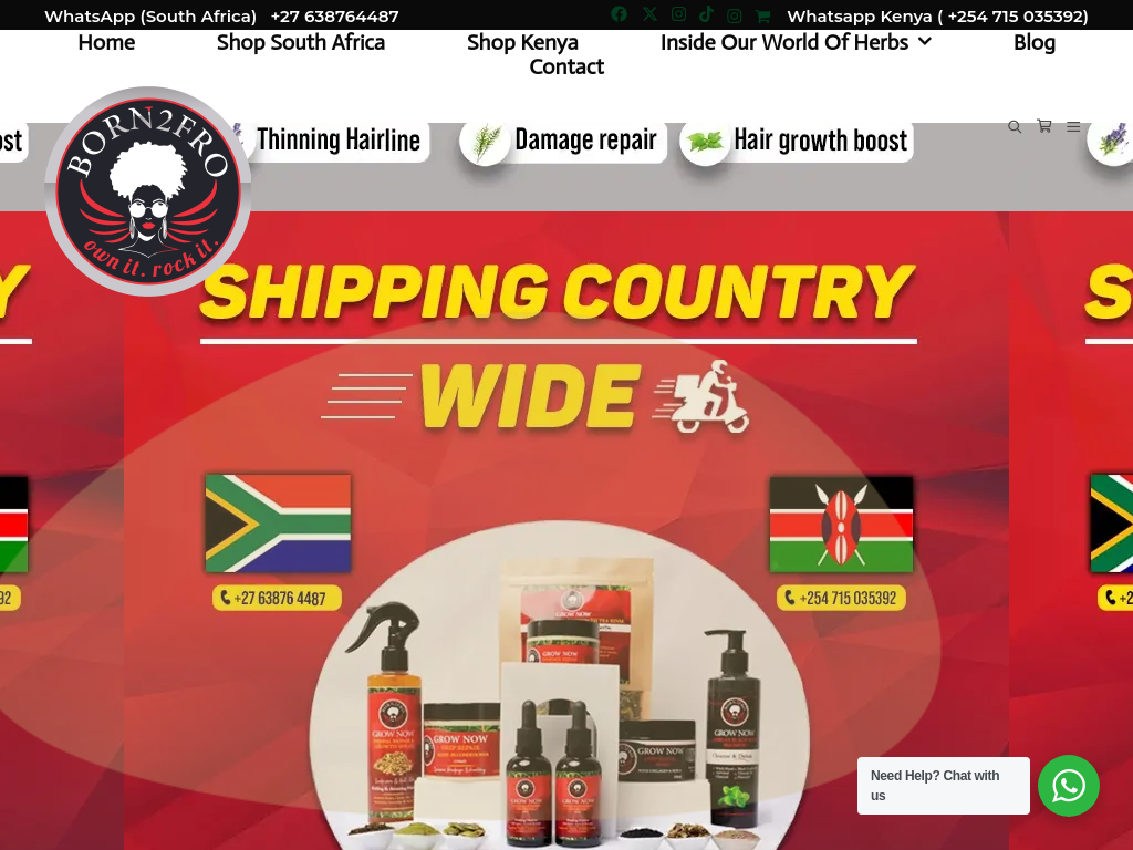 Born2Fro E-Commerce Website